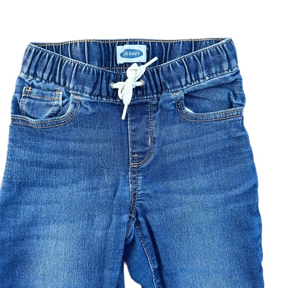 Old Navy Boys Knit Jogger Jeans  Darkwash Size 5 - Picture 3 of 5
